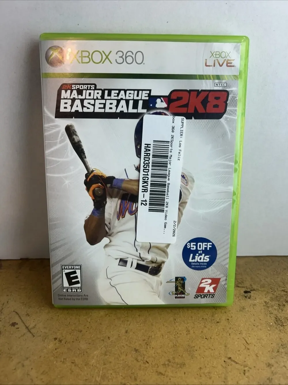 MLB 2K8 Xbox 360 Complete CIB Baseball Game 2K Sports